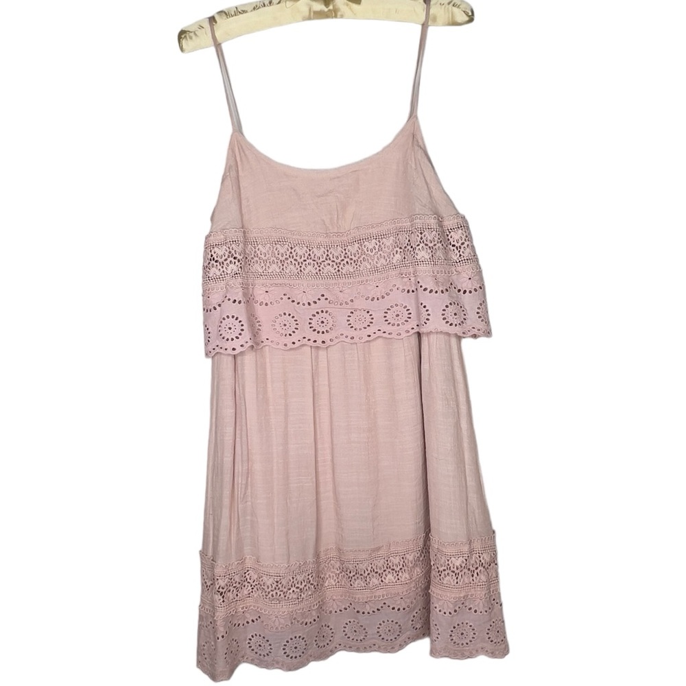 One The Land By Anthropologie Blush Pink Dress Size S‎